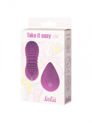 Pulsating  Vaginal Balls with remote control Take it Easy Era Purple 9021-05lola