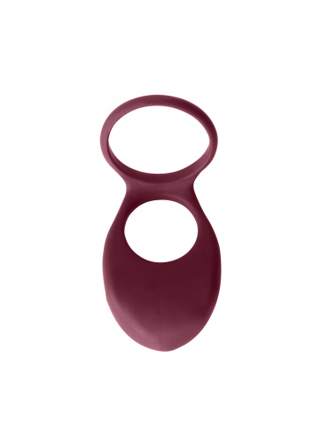 Vibrating Double Cockring Daydream Wine Red 1303-02lola