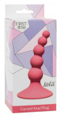 Anal Ribbed Plug Pink 4108-01lola