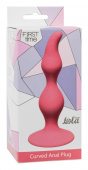 Curved Anal Plug Pink 4105-01lola