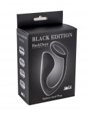 Anal plug with a cockring Button Black 4216-01lola