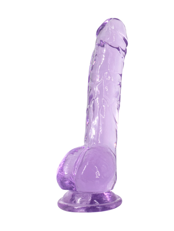 Transparent dildo Intergalactic Luminous Purple 7086-02lola