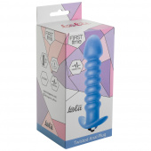 Anal Plug with vibration Twisted Blue 5007-02lola