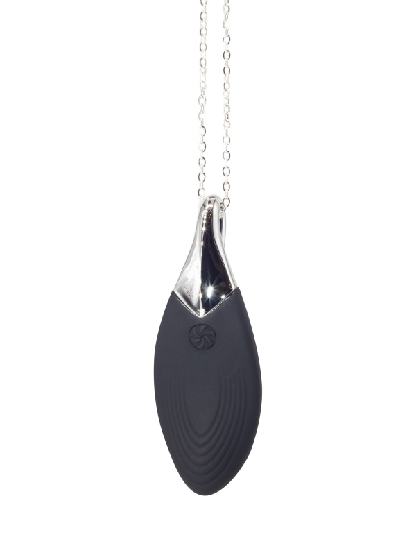 Vibrating necklace Liberty Leaf Black 9300-02lola