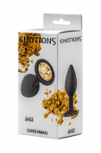 Anal plug Emotions Cutie Small Black golden crystall 4011-07lola