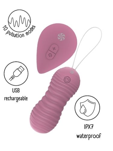 Pulsating  Vaginal Balls with remote control Take it Easy Era Pink 9021-08lola