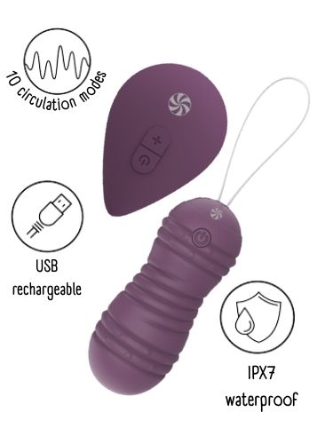 Circulating Vaginal Balls with remote control Take it Easy Ray Purple 9021-11lola