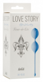 Vaginal balls easy level Love Story Fleur-de-lis Sky Blue 3006-04lola