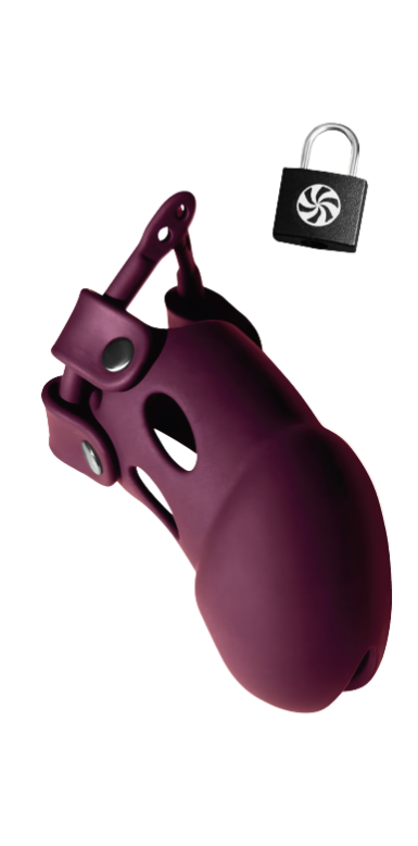 Chastity Belt Guard Vanilla Wine Red 1177-02lola