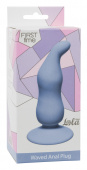 Waved Anal Plug Blue 4104-02lola