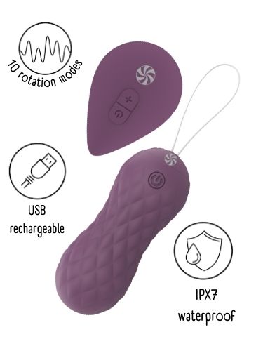 Rotating Vaginal Balls with remote control Take it Easy Dea Purple 9021-06lola
