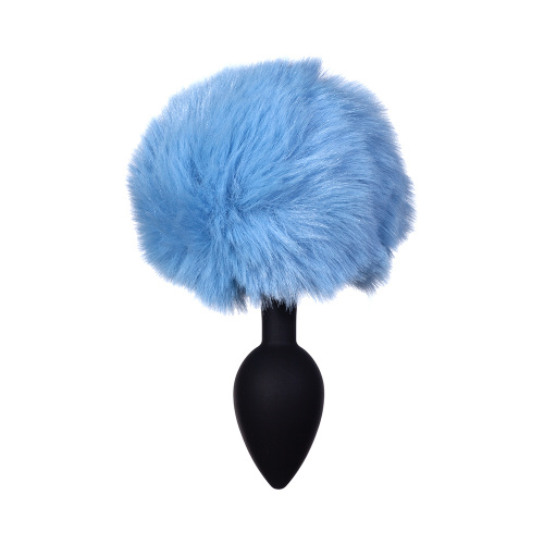 Tail Anal Plug Emotions Fluffy Blue 4017-03lola