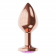 Rose Gold Anal Plug Diamond Amethyst Shine S 4025-01lola