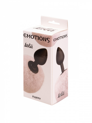 Tail Anal Plug Emotions Fluffy White 4017-01lola