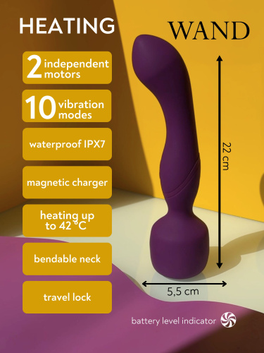 Heating Wand purple 1018-03lola