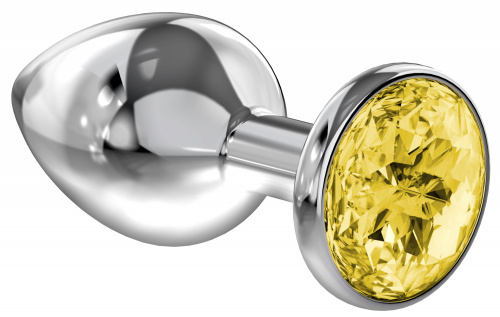 Anal plug Diamond Yellow Sparkle Small 4009-02lola