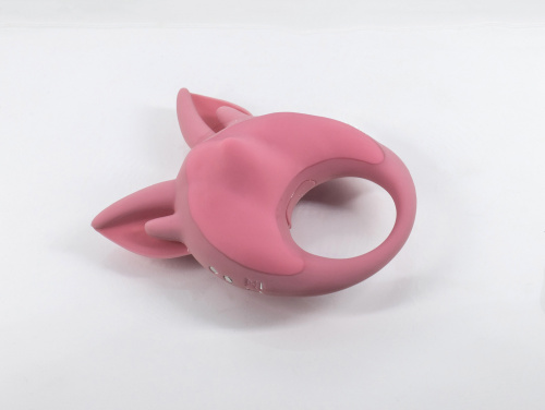 Rechargeable ring for clitoral stimulation MiMi Animals Kitten Kiki Pink 7200-01lola