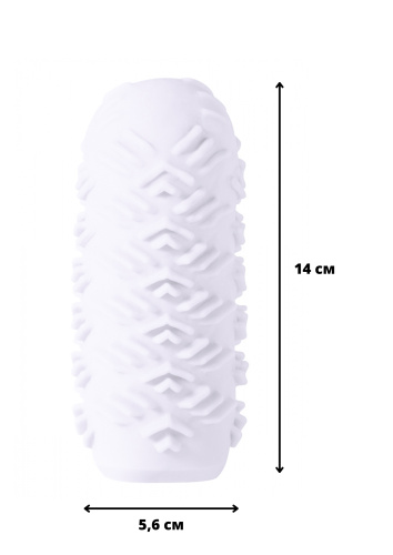 Masturbator Marshmallow Maxi Juicy White 8073-01lola