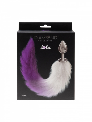 Tail Anal Plug Diamond Starlit Purple 4020-03lola