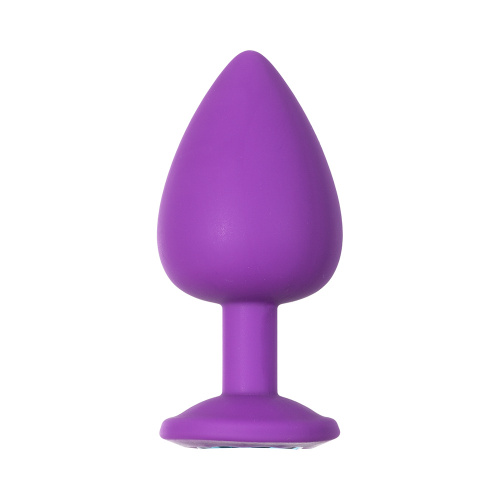 Anal plug Emotions Cutie Large Purple light blue crystall 4013-05lola