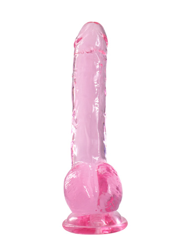 Transparent dildo Intergalactic Luminous Pink 7086-01lola