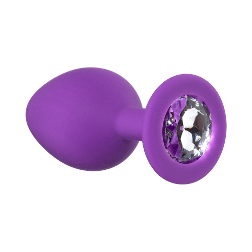 Anal plug  Emotions Cutie Medium Purple clear crystal 4012-06lola