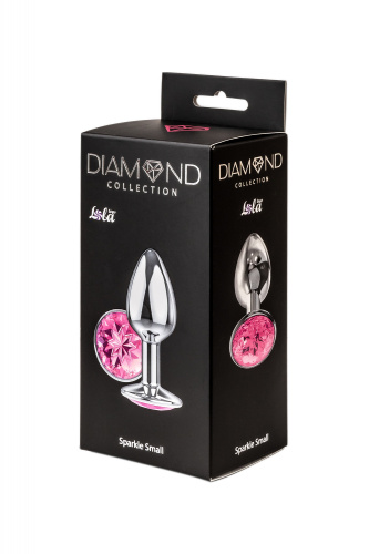 Anal plug Diamond Pink Sparkle Small 4009-03lola