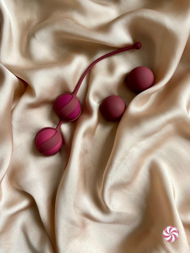 Vaginal balls set Love Story Valkyrie wine red 3013-02lola