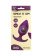 Anal plug with a misplaced centre of gravity Spice it up Insatiable Ultraviolet 8011-04lola
