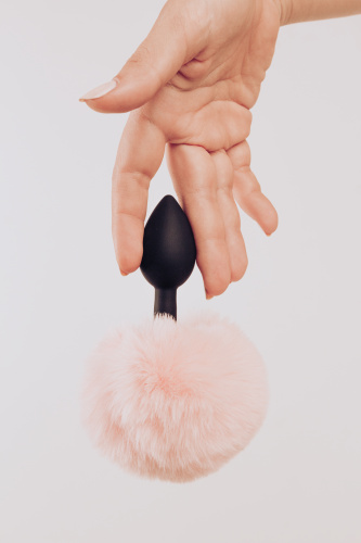 Tail Anal Plug Emotions Fluffy Pink 4017-02lola