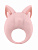 Rechargeable ring for clitoral stimulation MiMi Animals Kitten Kiki Light Pink 7200-02lola