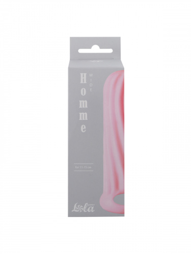 Penis sleeve Homme Wide Pink for 11-15 cm 7007-02lola