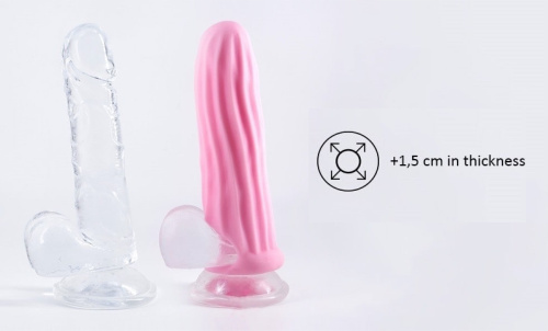 Penis sleeve Homme Wide Pink for 11-15 cm 7007-02lola