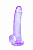 Transparent dildo Intergalactic Rocket Purple 7083-02lola