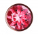 Rose Gold Anal Plug Diamond Ruby Shine S 4024-01lola