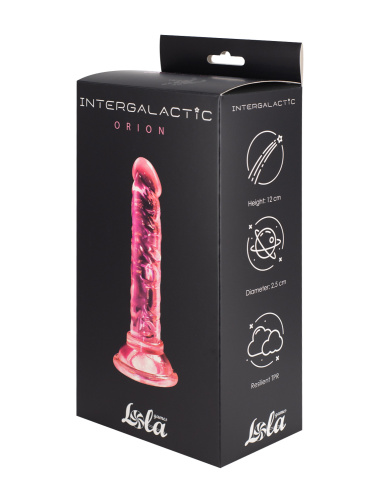 Transparent dildo Intergalactic Orion Pink 7085-01lola