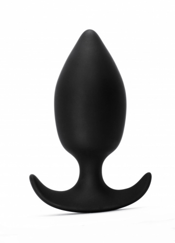 Anal plug with a misplaced centre of gravity Spice it up Insatiable Black 8011-01lola