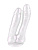 Double pearlescent dildo Baroque Pearl White 9900-03lola