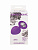 Anal plug  Emotions Cutie Medium Purple clear crystal 4012-06lola