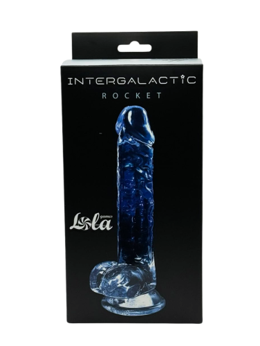 Transparent dildo Intergalactic Rocket 7080-05lola