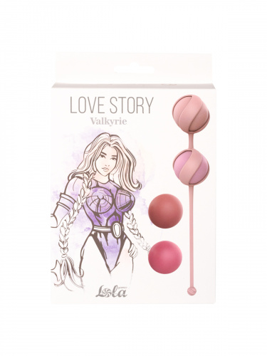 Vaginal Balls Set for Easy and Medium Level Love Story Valkyrie Pink 3013-01lola