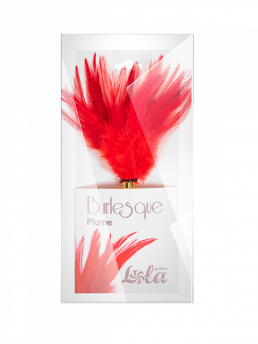 Tickler Burlesque Plume Red 1082-01lola