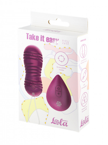 Circulating Vaginal Balls with remote control Take it Easy Ray Purple 9021-11lola