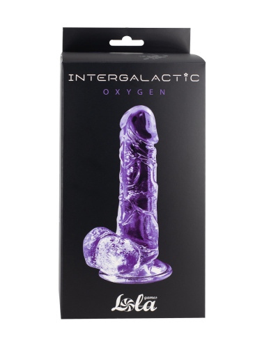 Transparent dildo Intergalactic Oxygen Purple 7084-02lola