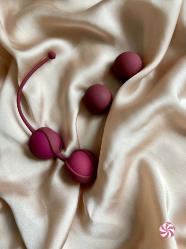 Vaginal balls set Love Story Valkyrie wine red 3013-02lola