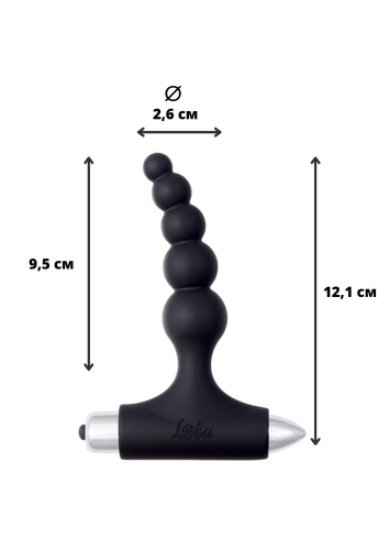 Vibrating Anal Plug Spice it up New Edition Splendor Black 8017-01lola