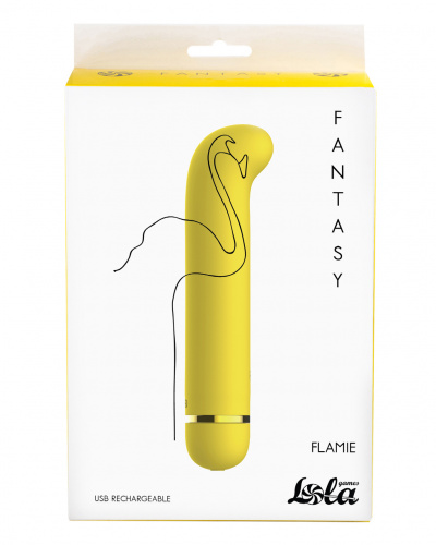 Rechargeable vibrator Fantasy Flamie Yellow 7912-01lola