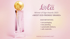 Lola Games Wins SIGN! Most Eco-Friendly Brand