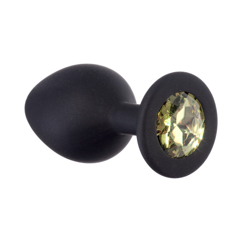 Anal plug Emotions Cutie Medium Black golden crystal 4012-07lola