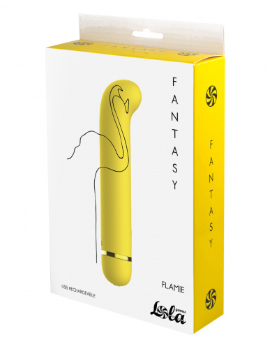 Rechargeable vibrator Fantasy Flamie Yellow 7912-01lola